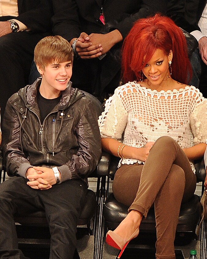 Justin en Rihanna in 2011.