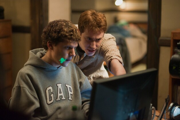 Jesse Eisenberg in The Social Network.