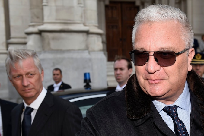 Prins Laurent bij de eucharistieviering bij ter gelegenheid van de 25ste verjaardag van het overlijden van Zijne Majesteit Koning Boudewijn, afgelopen weekend in Brussel. 