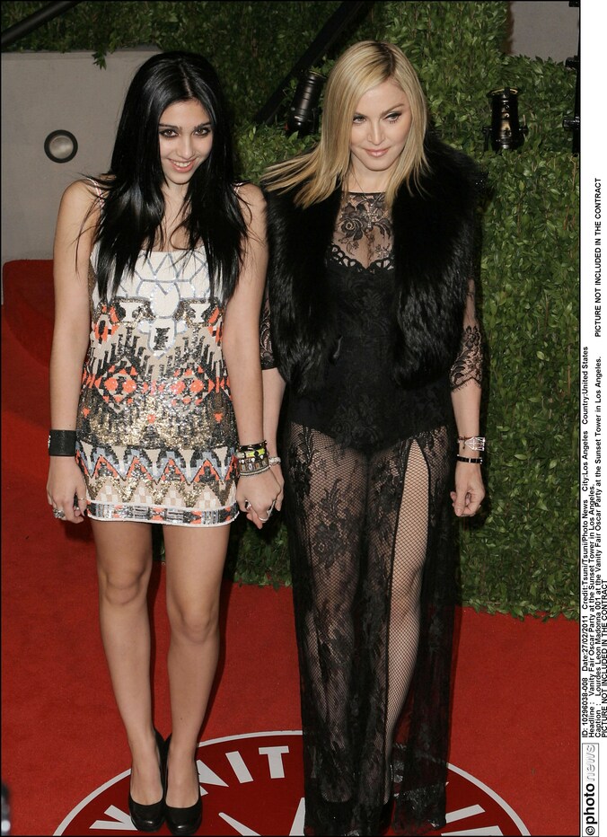 Lourdes en Madonna in 2011