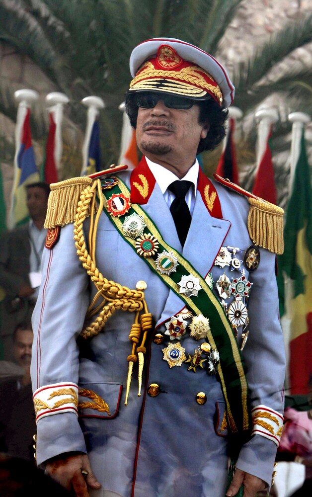 De Libische leider Kadhafi (Archieffoto uit 2009)