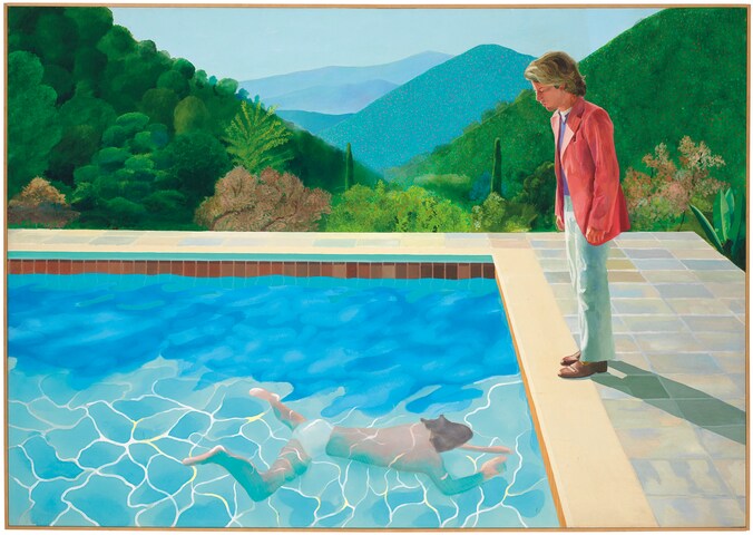 Het werk 'Portrait of an Artist (Pool with Two Figures)' van David Hockney is wereldberoemd.