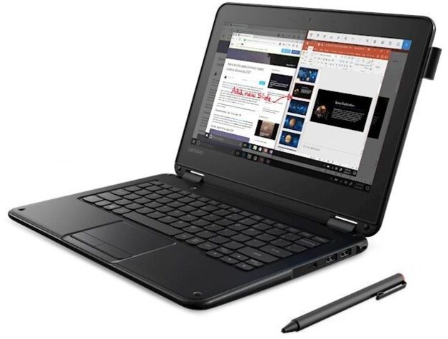 Dit Lenovo-toestel is eigenlijk bedoeld voor het onderwijs, maar is ook los verkrijgbaar in bepaalde webwinkels.