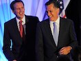 Tim Pawlenty en Mitt Romney.