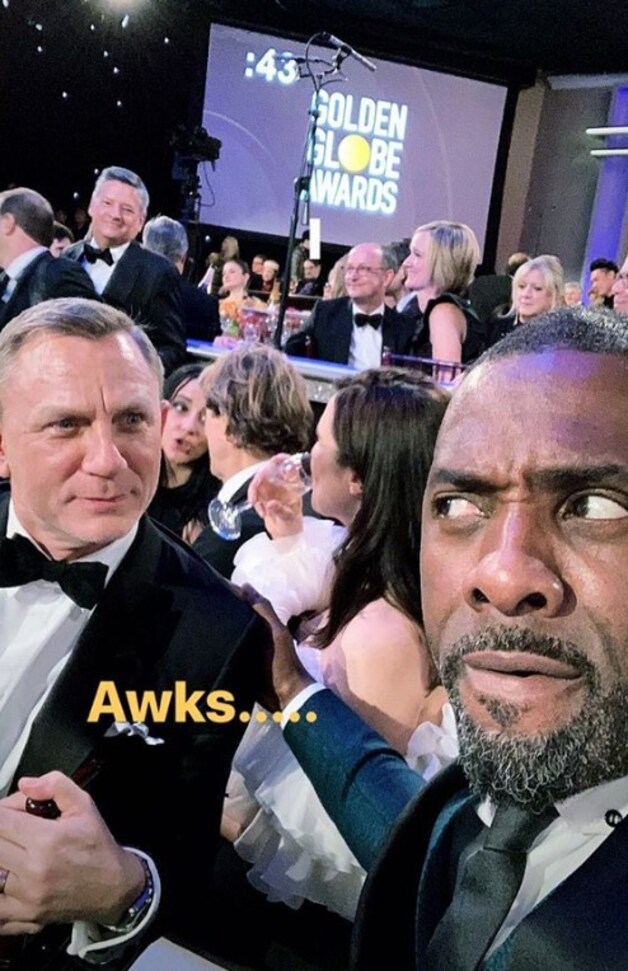 Idris Elba deelde deze foto op zijn Instagram Stories.