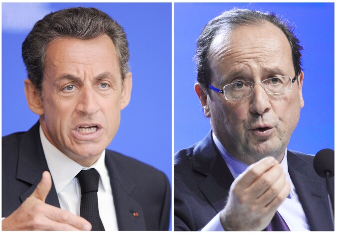 Sarkozy noemde uitdager Hollande "een nul".