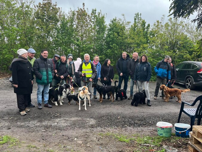 De wandeling bracht meer dan 70 mensen op de been