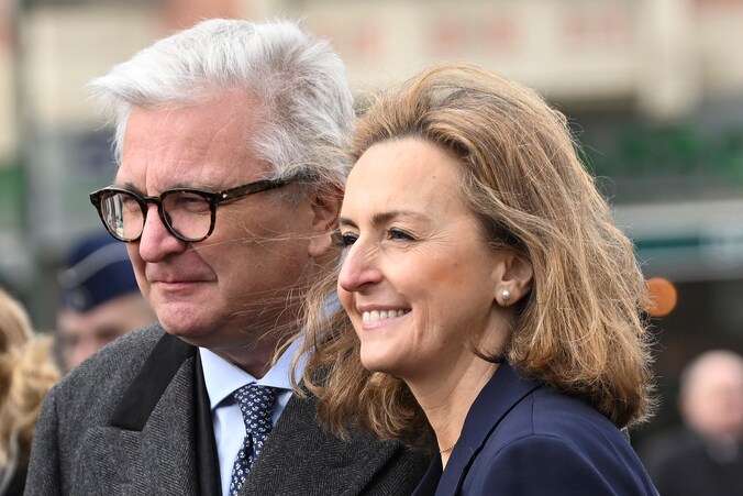 Prins Laurent en zijn vrouw prinses Claire.