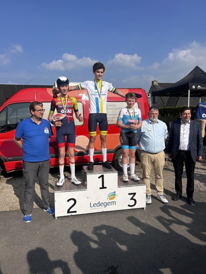 Troy behaalde de derde plaats.