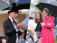 KIJK. Prins William trotseert regen tijdens tuinfeest zonder vrouw Kate, maar krijgt steun van zijn nichten