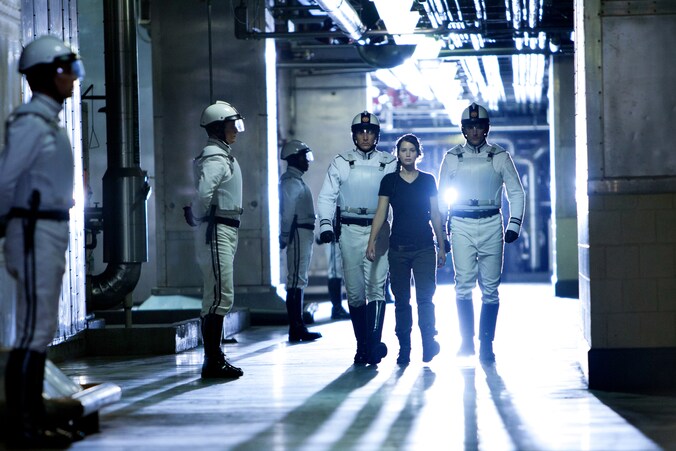 Still uit de bijzonder succesvolle prent 'The Hunger Games'.