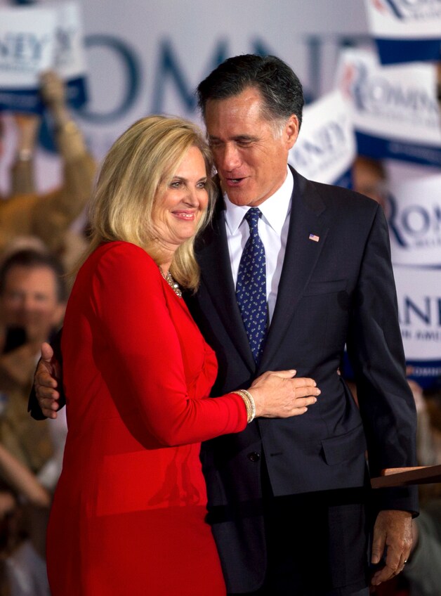 Ann en Mitt Romney.