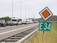 25 minuten file op E34 richting Antwerpen door ongeval in Oud-Turnhout