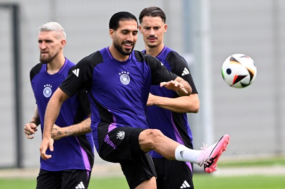 Emre Can op eerdere training.