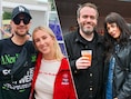 IN BEELD. Kat Kerkhofs zonder Dries en Jens Dendoncker poseert met Britt: BV’s op de wei van Werchter