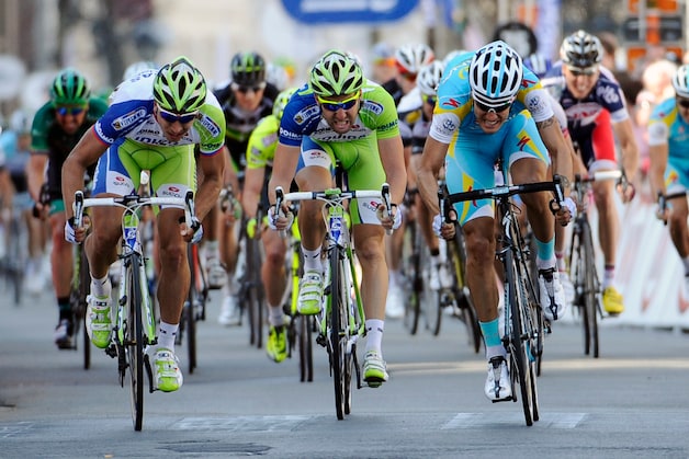Peter Sagan (l) zou ook van de partij zijn.