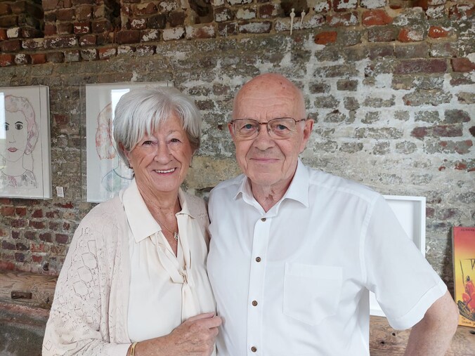 René Kleyenen en Annie Goedhuys vierden hun diamanten bruiloft. 