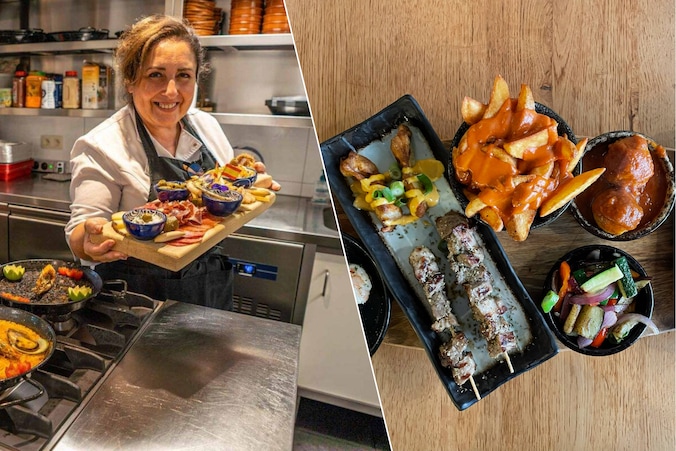 Isabel van Pasion y Sabor. / Tapas bij El Mundo in Genk.