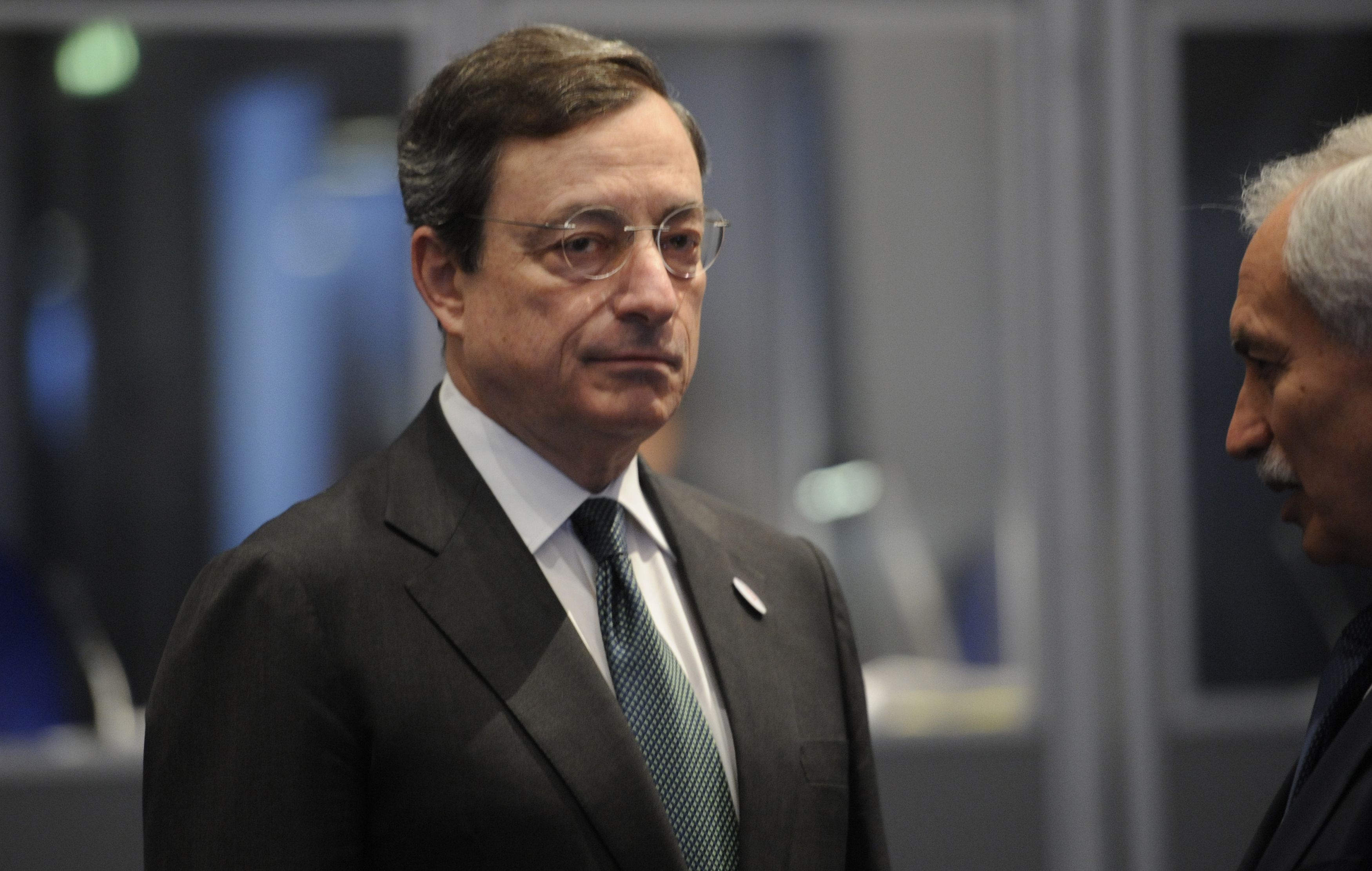 Mario Draghi, voorzitter van de Europese Centrale Bank (ECB).