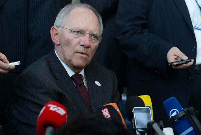 De Duitse Financiënminister Wolfgang Schäuble.