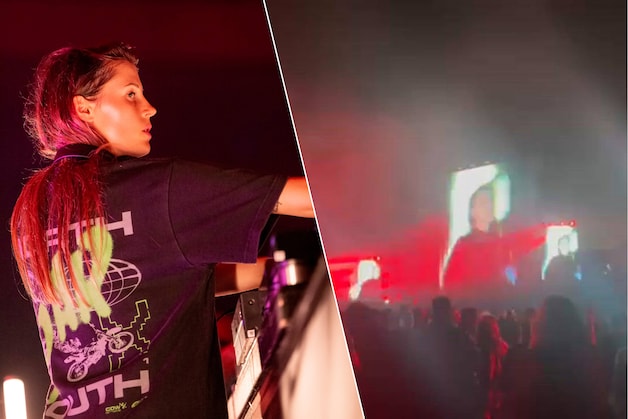 Charlotte de Witte tijdens een eerdere dj-set / Charlotte op Pukkelpop.