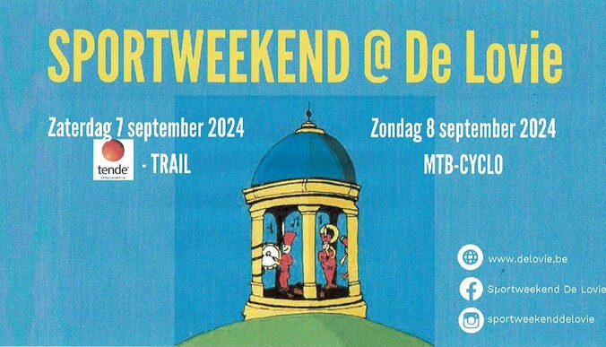 Affiche van Sportweekend De Lovie.