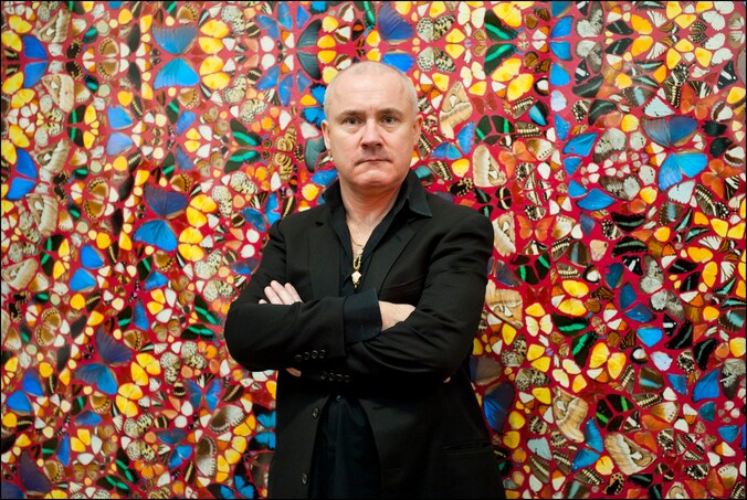 Damien Hirst voor zijn werk 'I Am Become Death, Shatterer of Worlds'.