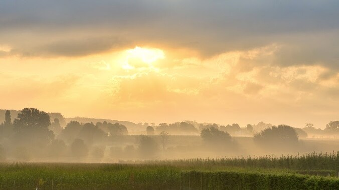 Zonsopgang in Neerrepen.