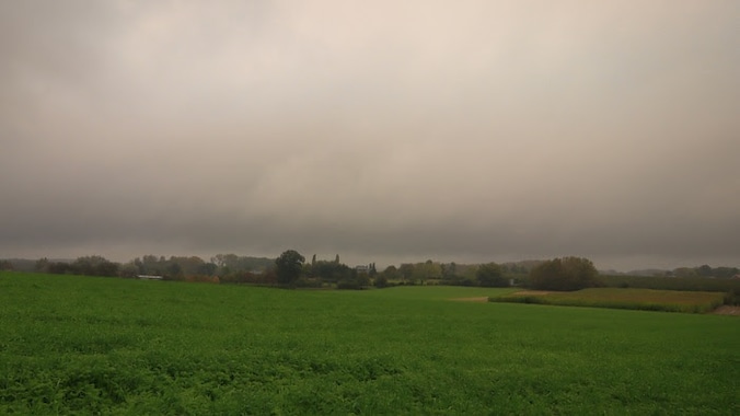 Dreigende wolkbreuk in Tongeren. 