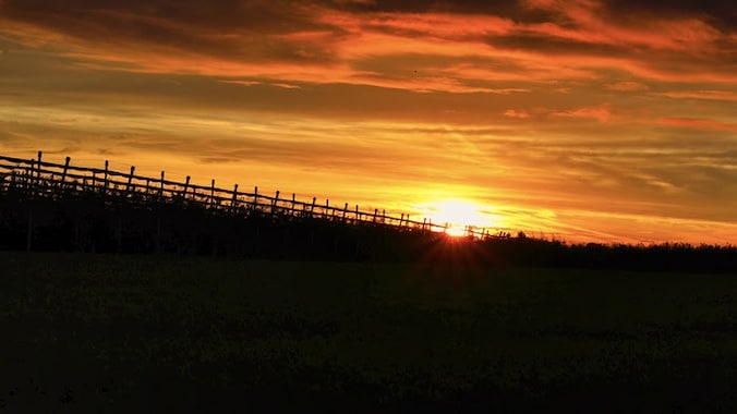 Zonsopgang in Vliermaal.