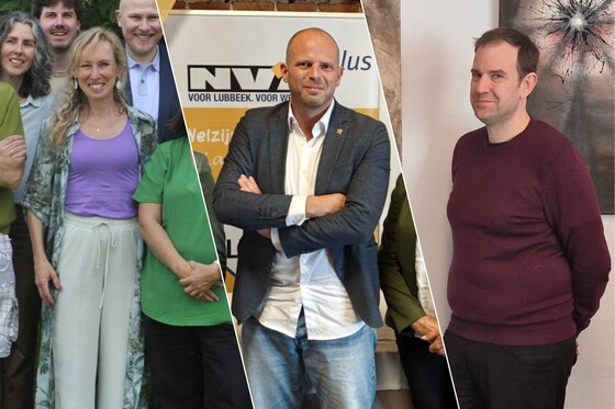 Liesbeth Smeyers (Groen), Theo Francken (N-VA) en Hugo Simoens (CD&V).