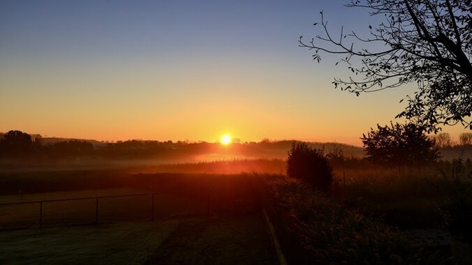 Zonsopgang in Overrepen (Tongeren)