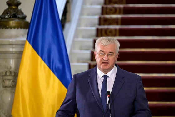 De Oekraïense minister van Buitenlandse Zaken Andrii Sybiga.