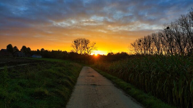 onsopgang te Tongeren deze ochtend om 7u33.