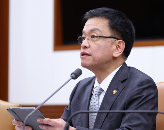 De Zuid-Koreaanse minister van Financiën Choi Sang-mok, op archiefbeeld.