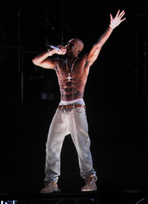 Het hologram van Tupac op Coachella.