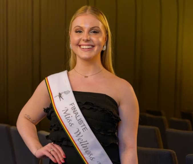 Axana Lebrun (20) uit Oudenaarde doet mee aan Miss Wellness Beauty.