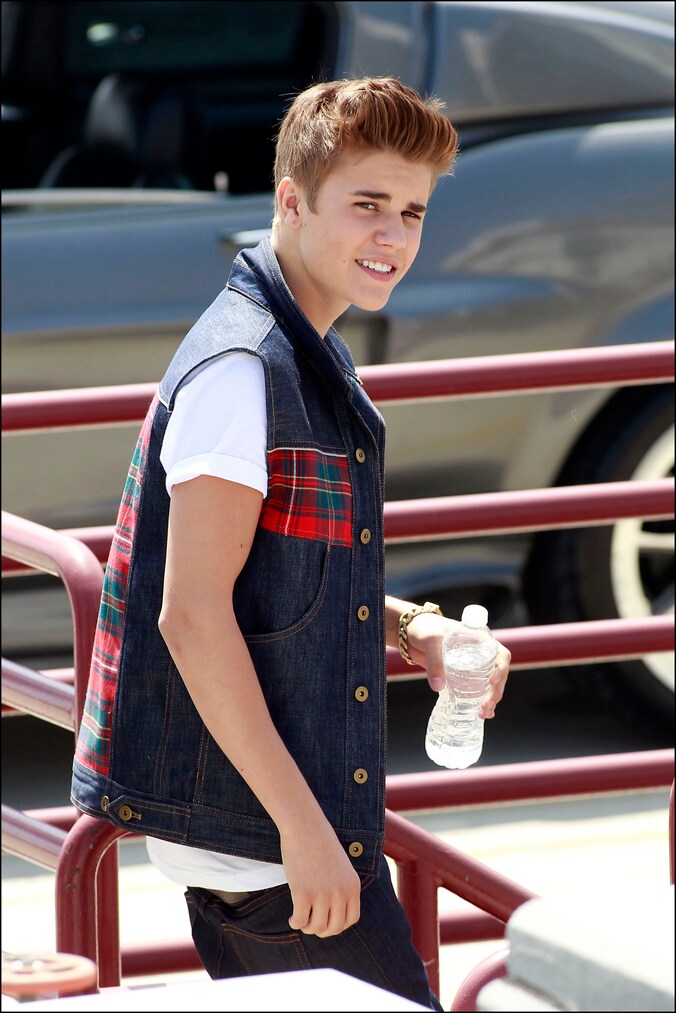 De tienerster Justin Bieber.