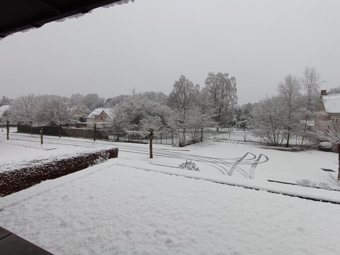 Sneeuwtapijt in Brecht