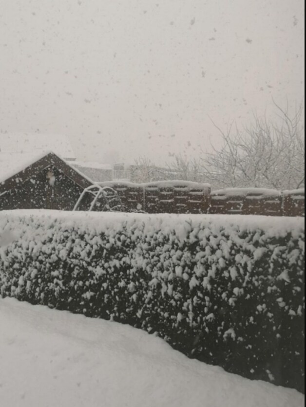 Sneeuwvlokken dwarrelen neer in Tongeren