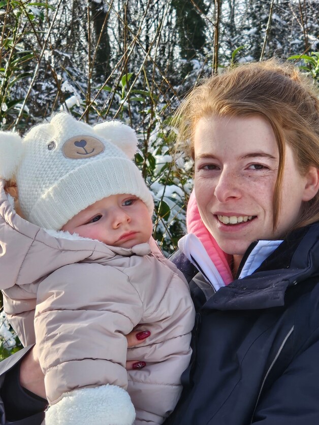 Finn´s eerste sneeuw