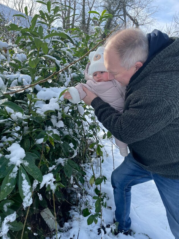 Finn´s eerste sneeuw