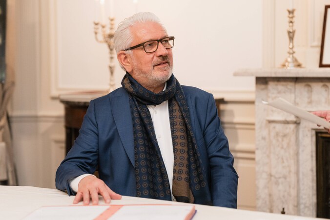 Burgemeester van Stekene Stany De Rechter (Gemeentebelangen).