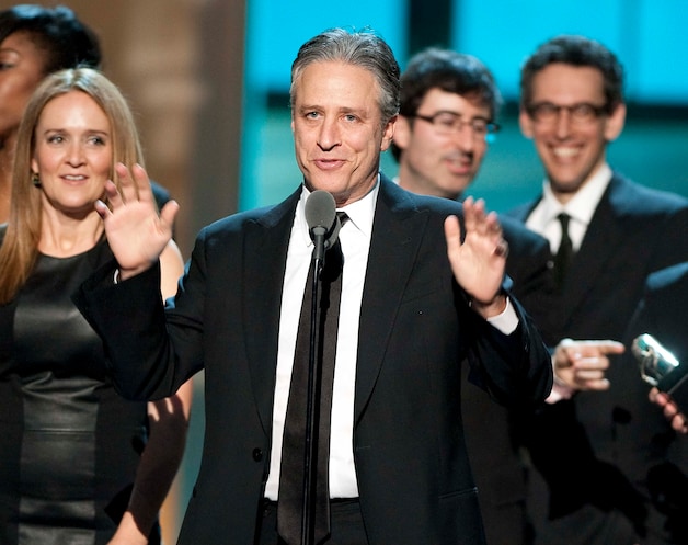 Presentator Jon Stewart.