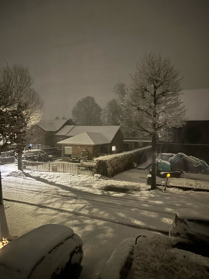 Sneeuw in Berlare