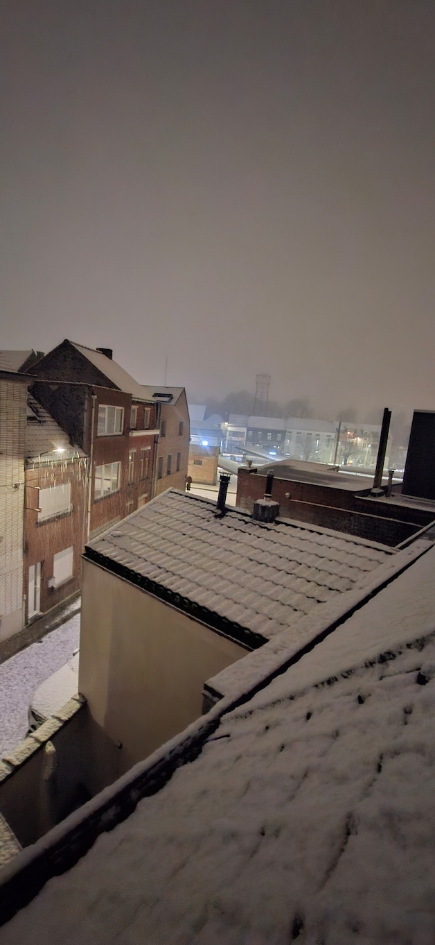 Sneeuw in Wetteren