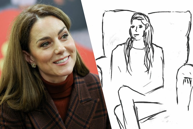 Prinses Kate en kinderen delen zelfgemaakte portretten: “Moment van connectie” 