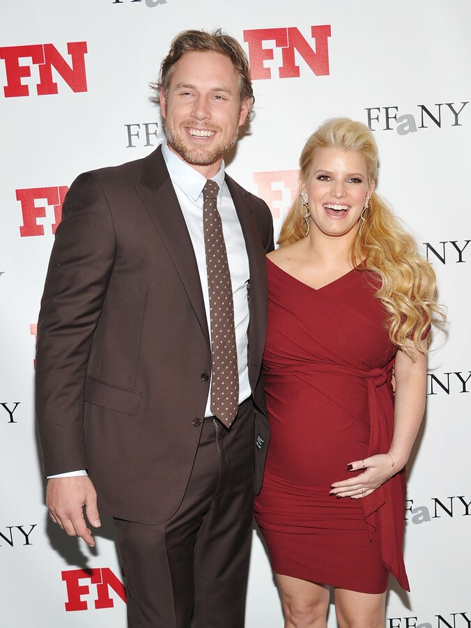 Jessica Simpson en verloofde Eric Johnson