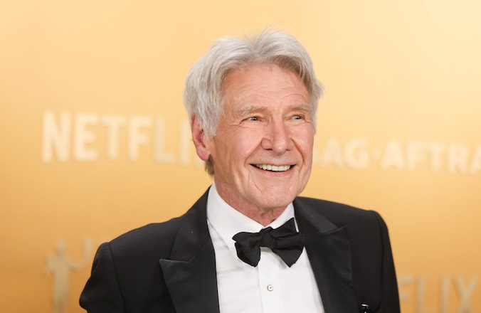 Harrison Ford  bij de uitreiking van de Screen Actors Guild Awards vorige week.