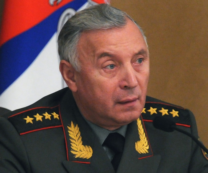 Stafchef Nikolai Makarov.